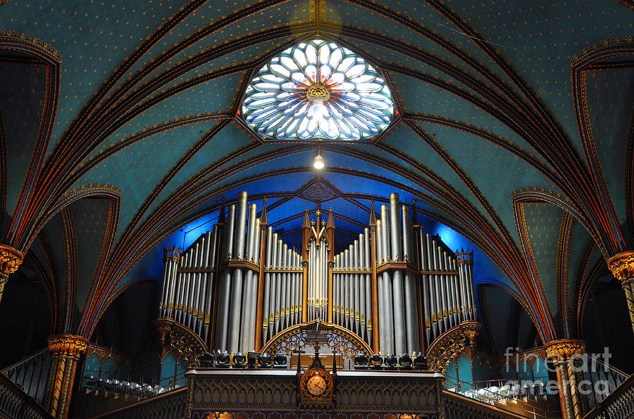 Notre Photograph - Pipe Organ Of Montreal Notre-dame by Wangkun Jia Notre Photograph - Pipe Organ Of Montreal Notre-dame by Wangkun Jia