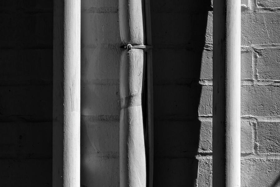 Pipes and Exterior Wall Photograph by Robert Ullmann