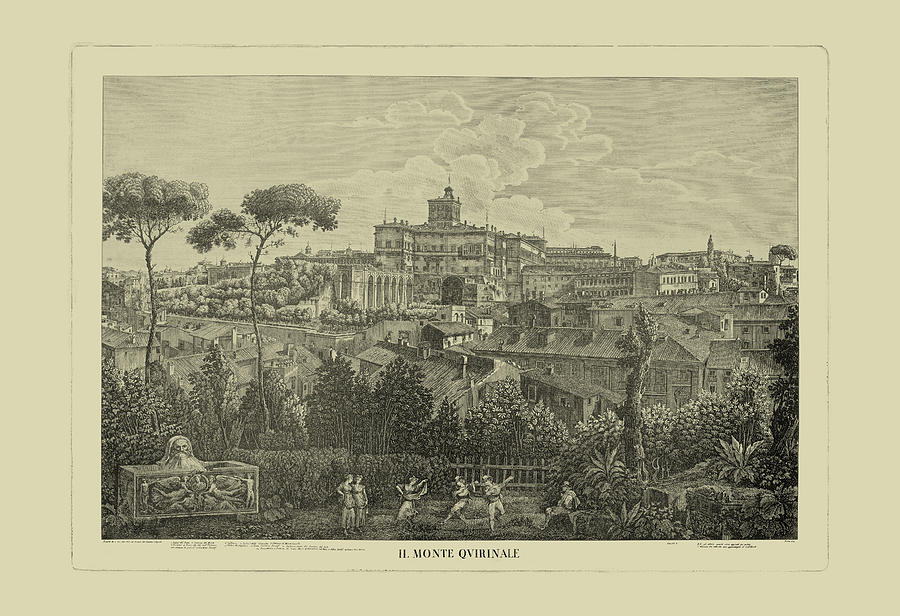 Castle Painting - Piranesi View Of Rome I by Piranesi