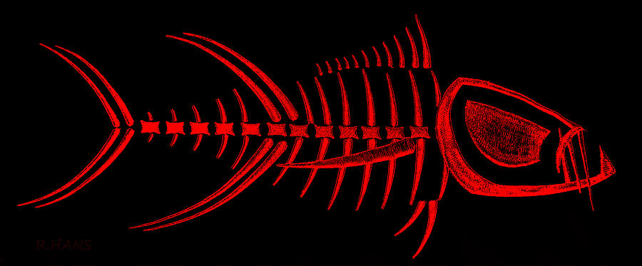 Piranha Bonefish Red Photograph by Rob Hans