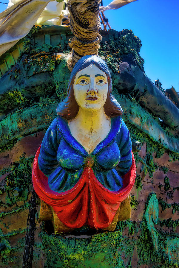 Pirate Ship Figurehead Photograph by Garry Gay