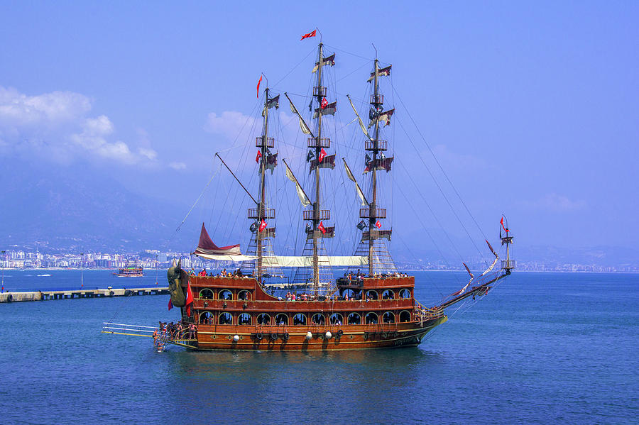 Pirate ship in Alanya Photograph by Sun Travels