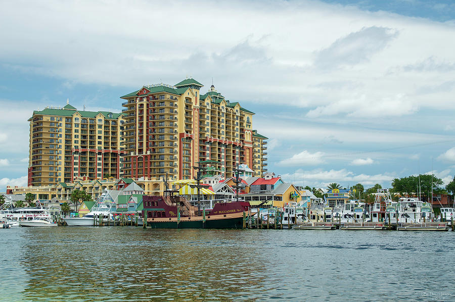 Pirate Ship In The Harbor Photograph by Robert Anderson - Fine Art America