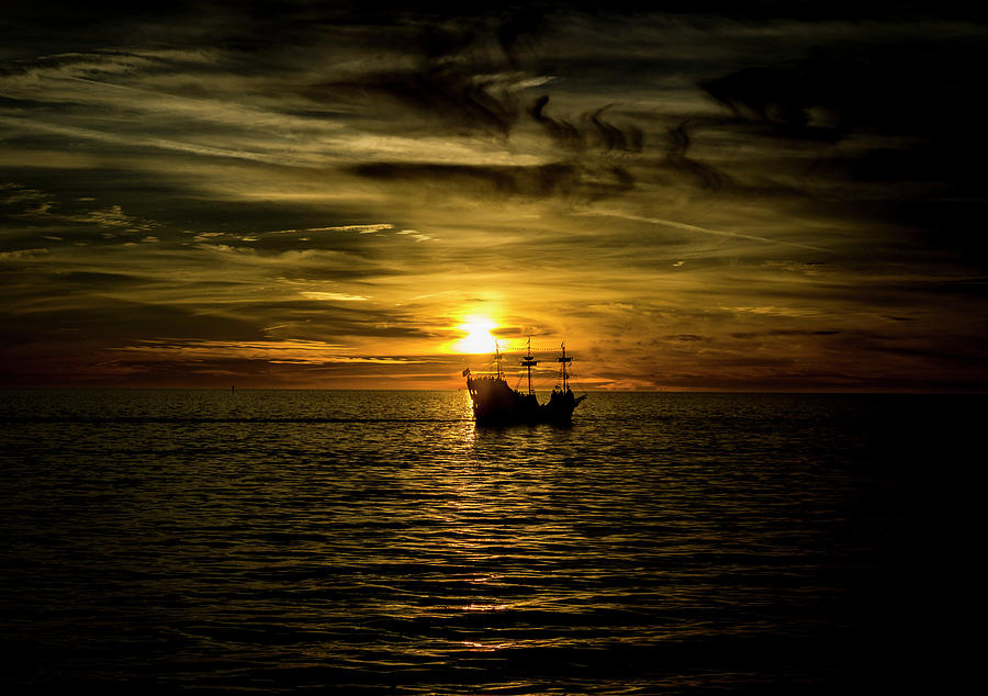 Pirate Sunset Photograph
