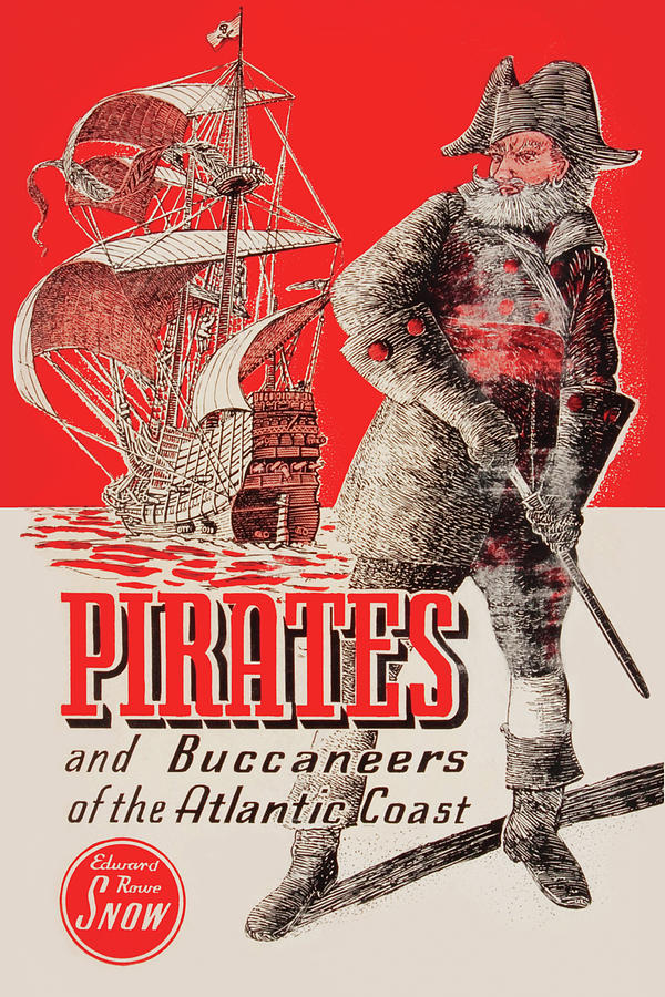 Flag Painting - Pirates and Buccaneers of the Atlantic Coast by Unknown