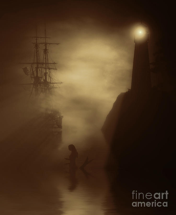Pirates and Mermaids Fantasy Photograph by Stephanie Laird