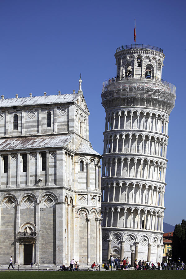 Pisa Cathedral With Leaning Tower In Photograph by Bruce Yuanyue Bi
