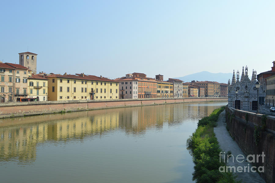 Pisa Province River Arno Photograph by Aicy Karbstein
