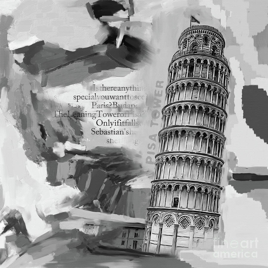 PISA Tower  Painting by Gull G