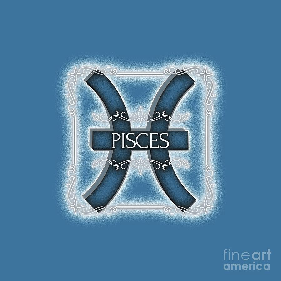 Pisces Digital Art by Esoterica Art Agency