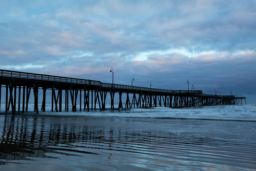 Pismo Beach Pier At Sunset, California Photograph by Panoramic Images ...