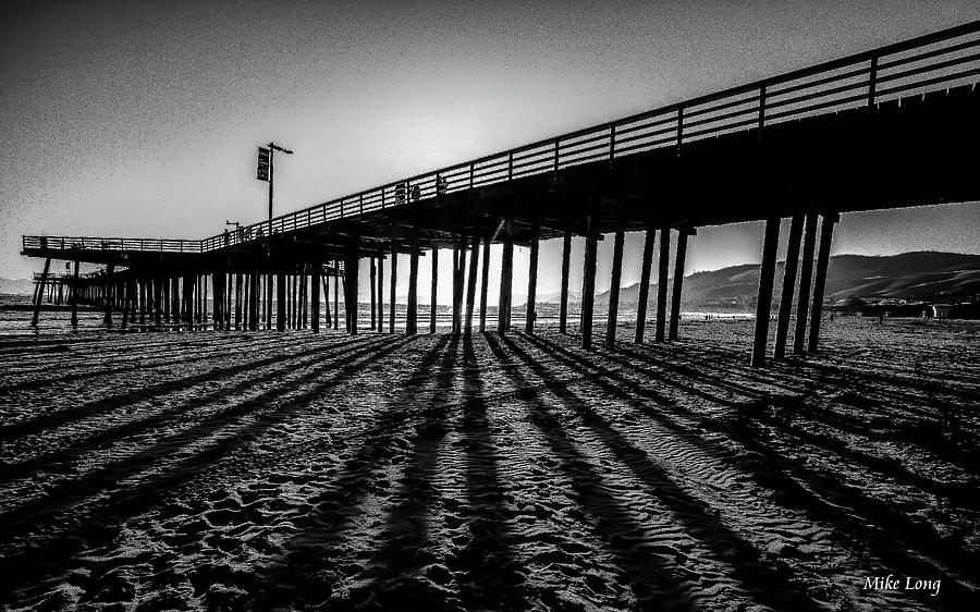 Pismo Beach Pier Photograph by Mike Long