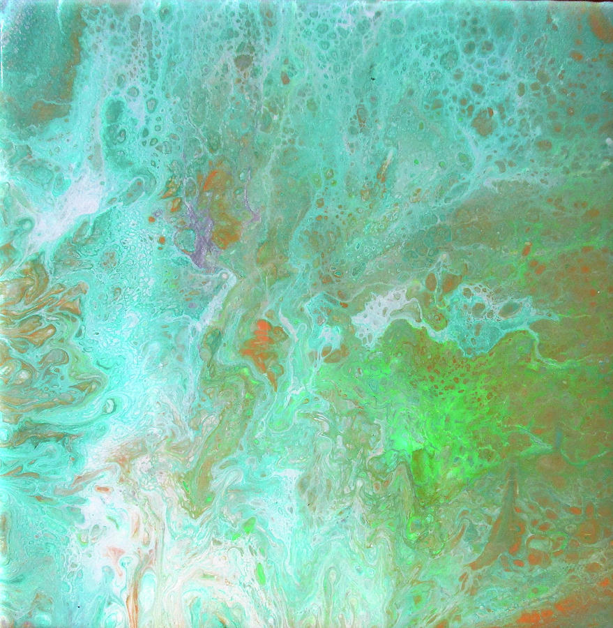 Abstract Painting - Pistachio by Lauren Moss