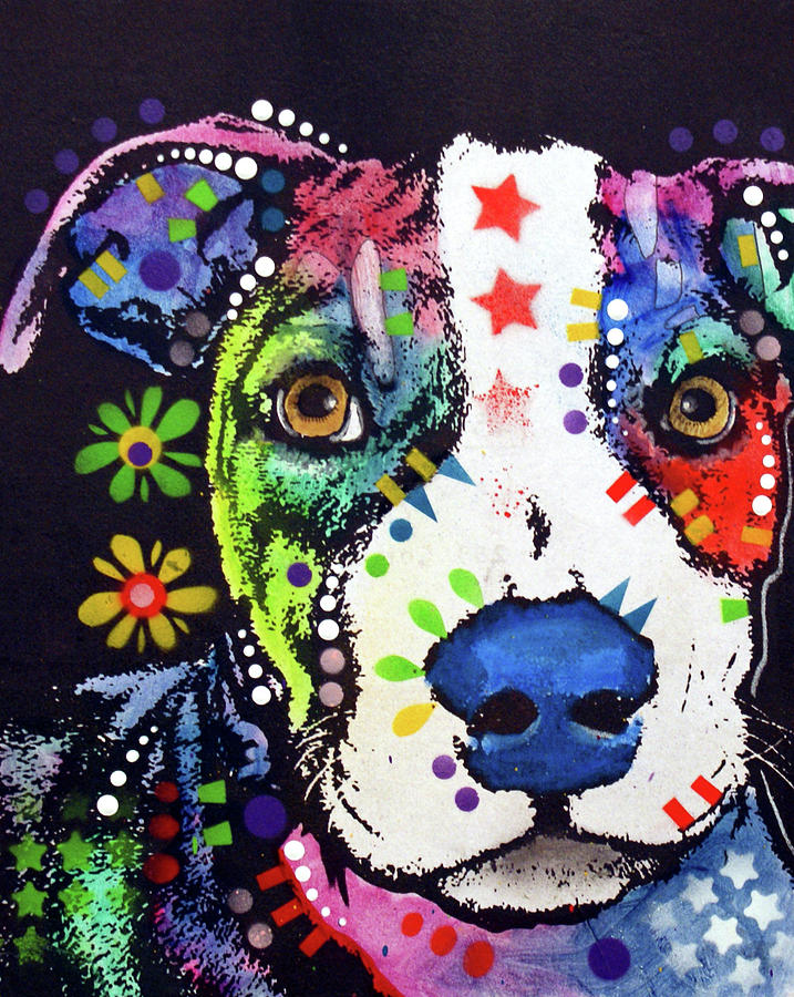 Animal Mixed Media - Pit 2 by Dean Russo