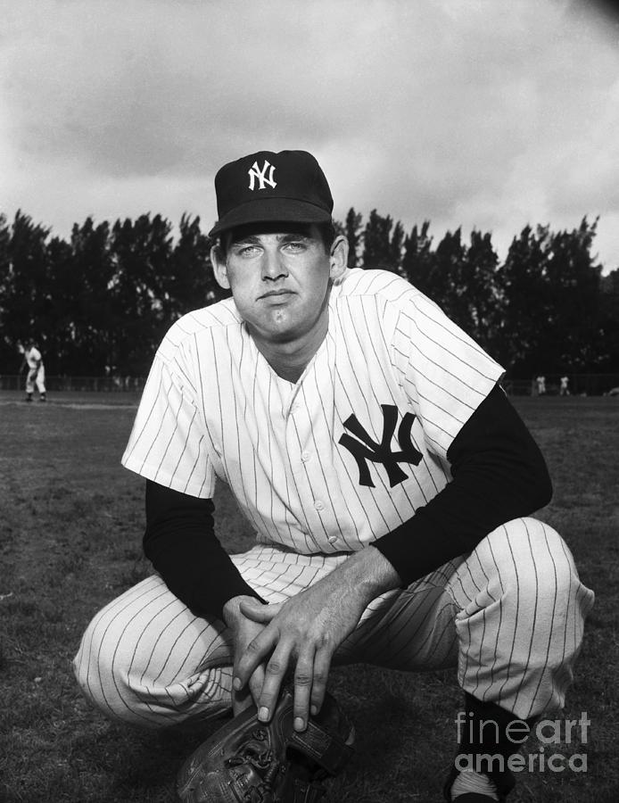 Don Larsen Pitching by Bettmann