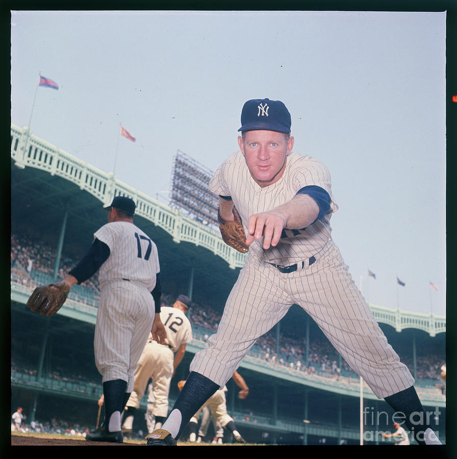Pitcher Whitey Ford In Yankee Stadium Photograph by Bettmann