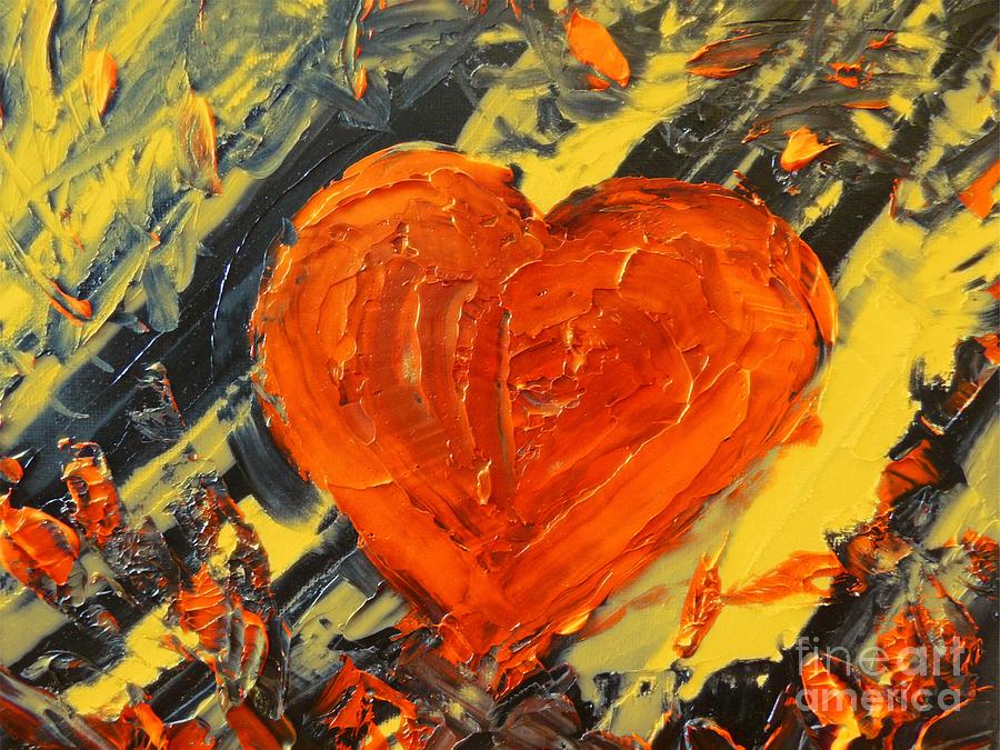 Pittsburgh Heart Painting by Bill King