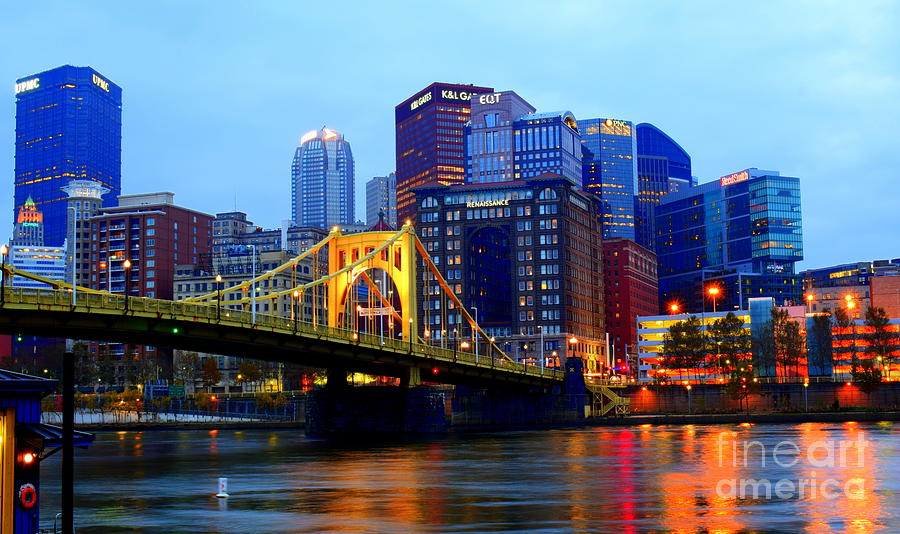 Pittsburgh, PA Skyline Photograph by Len-Stanley Yesh