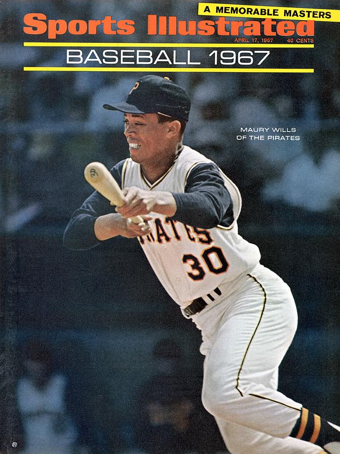Pittsburgh Pirates Maury Wills... Sports Illustrated Cover Photograph by Sports Illustrated
