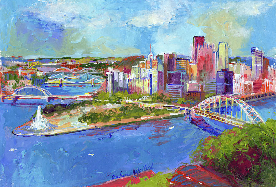 Pittsburgh Painting - Pittsburgh by Richard Wallich