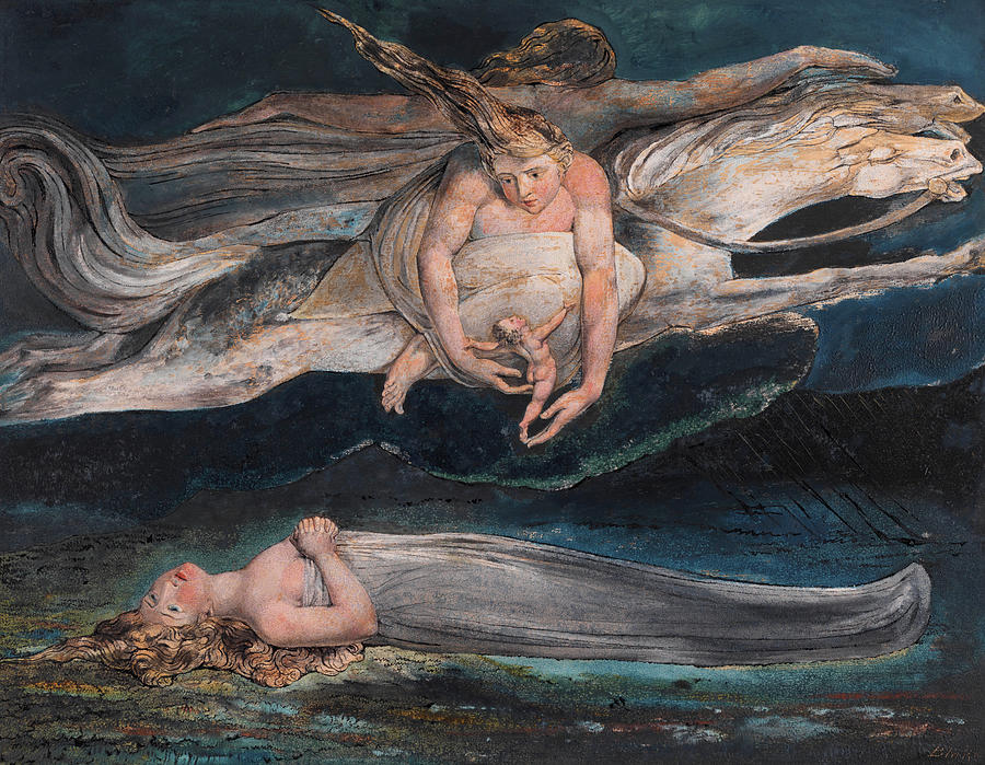 William Blake Painting - Pity, 1795 by William Blake