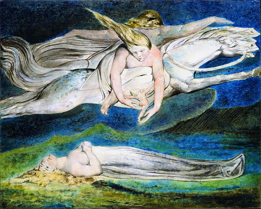 William Blake Painting - Pity - Digital Remastered Edition by William Blake