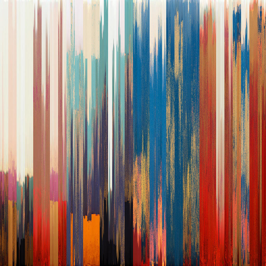 Pixel Sorting 127 Painting by Chris Butler