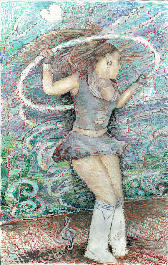 Pixelation Painting by Jeremy Robinson