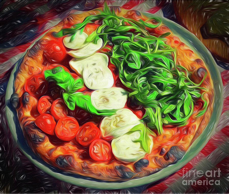 Pizza Colors Digital Art by Stefano Senise