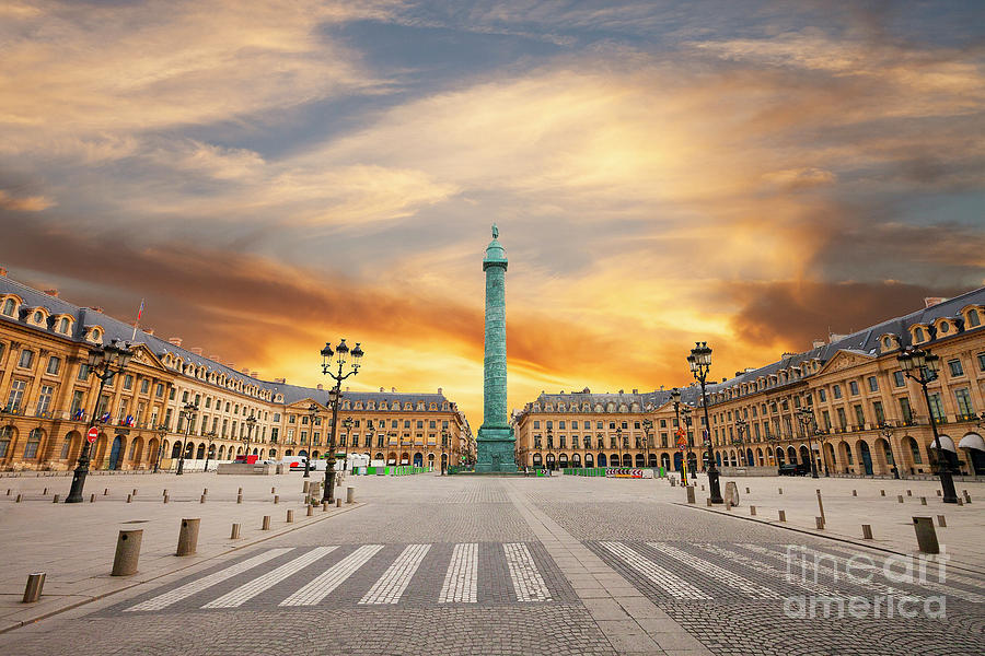 Place Vendome, Paris Photograph by Stella Levi