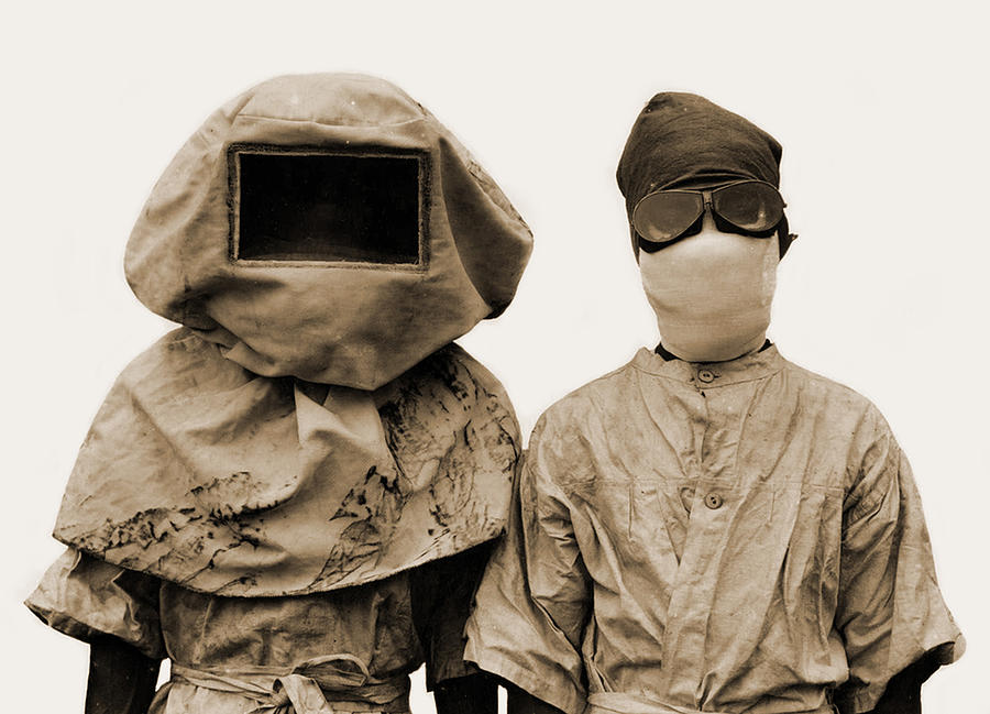 Plague Prevention Suits, 1912 Photograph by Nmhm