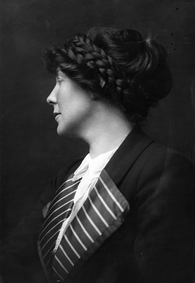 Plaited Hair Photograph by George C. Beresford