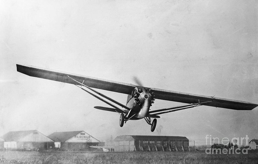 Plane Taking Off On Practice Flight Photograph by Bettmann
