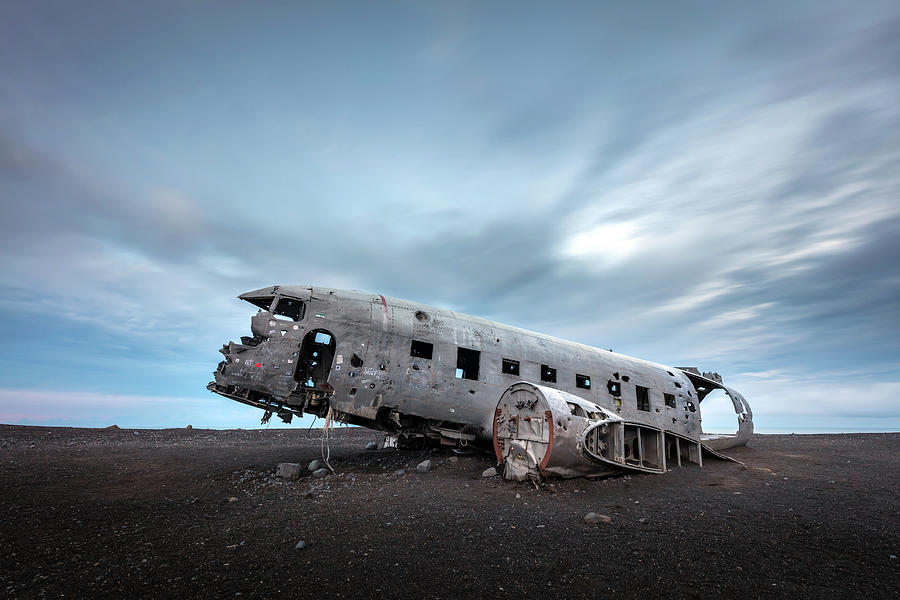 Plane Wreck Of Solheimasandur Iceland Photograph
