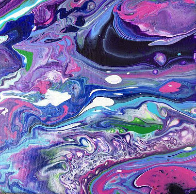 Planet Caravan Painting by Annette Rizzi - Pixels