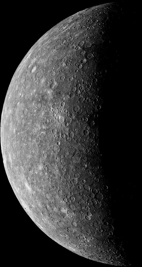Vintage Photograph - Planet Mercury, March 24, 1974 by Print Collection