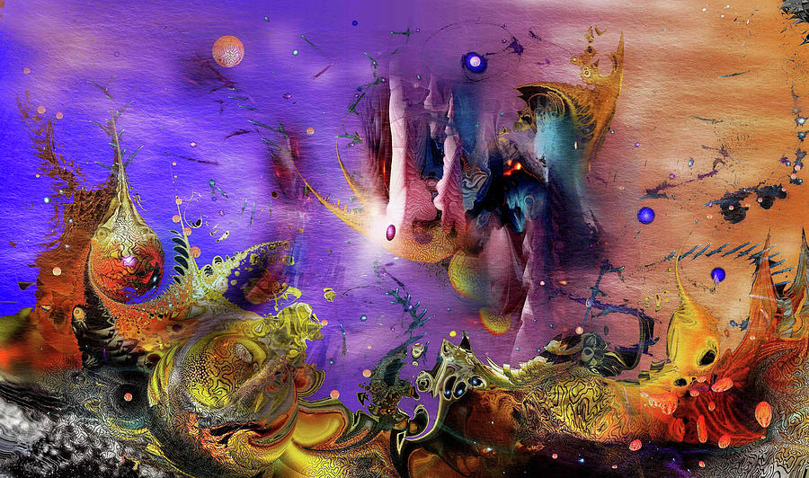 Planet Uzget Digital Art by Natalia Rudzina - Fine Art America