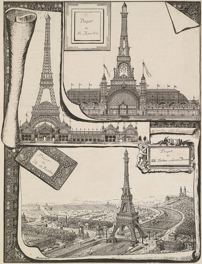 Plans Paris Exposition by Vintage Apple Collection - Fine Art America