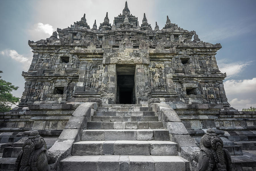 Plaosan temple Central Java Indonesia  Photograph by 