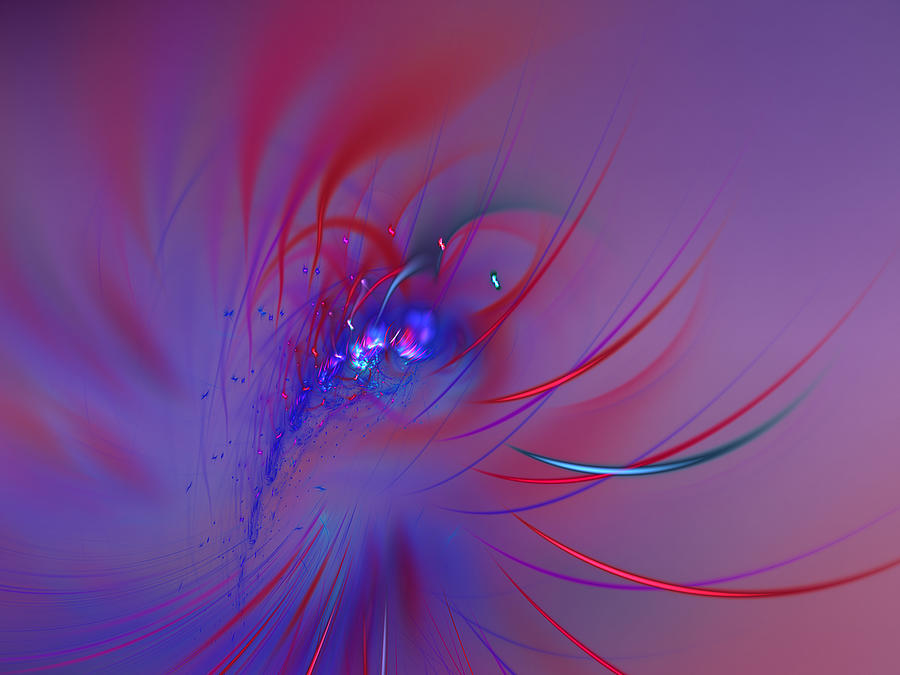 Plasma Diffusion Digital Art by Jeff Iverson