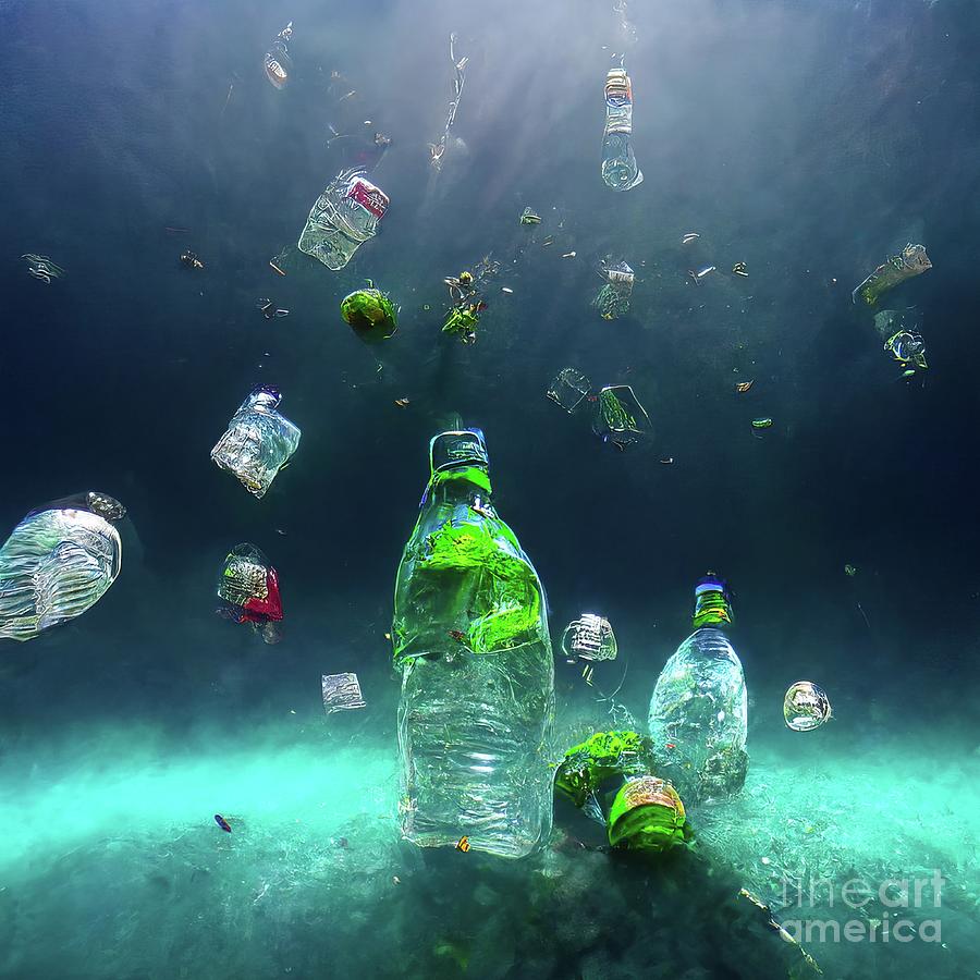 Plastic Pollution In Ocean Photograph by Richard Jones/science Photo Library