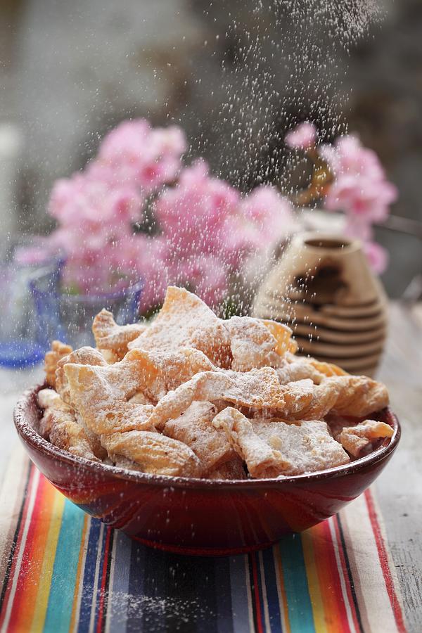 Plate Of Fried Dough With Powdered Sugar Photograph by Boguslaw Bialy