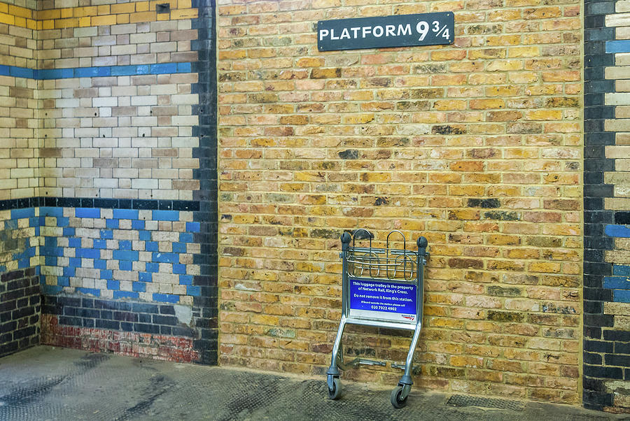 Platform 9 3/4, Kings Cross Station, London by David Ross.