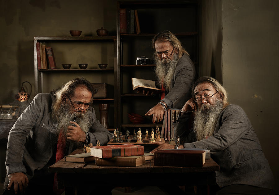 Chess Photograph - Play Chess by Rubby Adhisuria