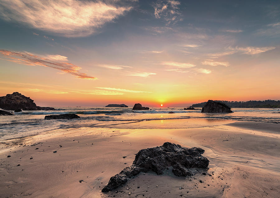 Playa Espadilla Sunset Photograph by Darylann Leonard Photography