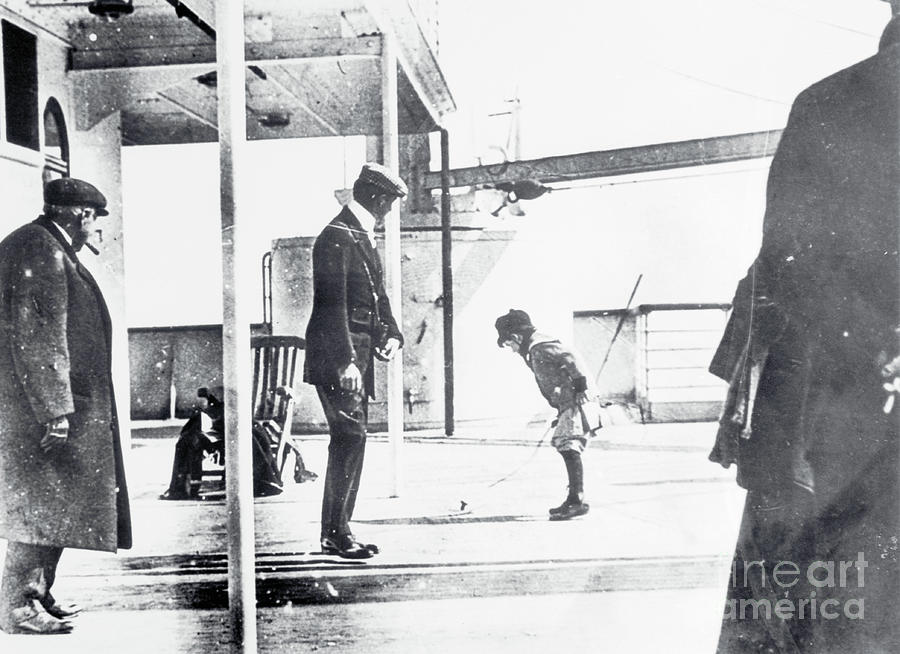 Playground Deck On The Titanic Photograph by Bettmann