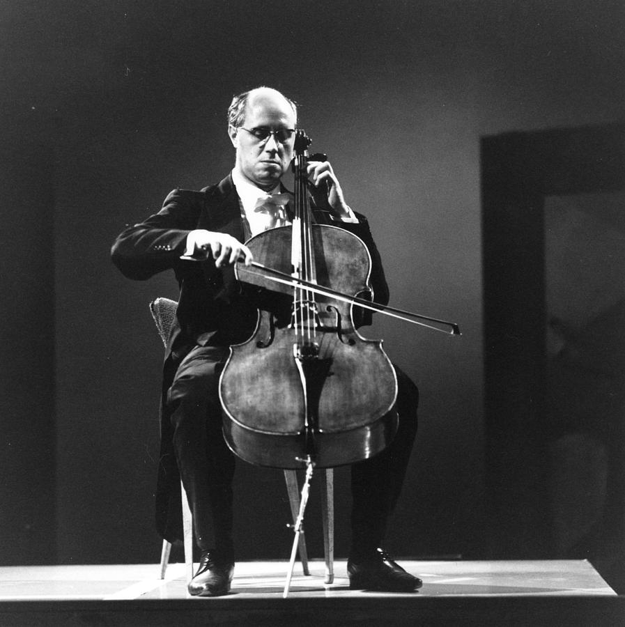 Playing Cello Photograph by Erich Auerbach