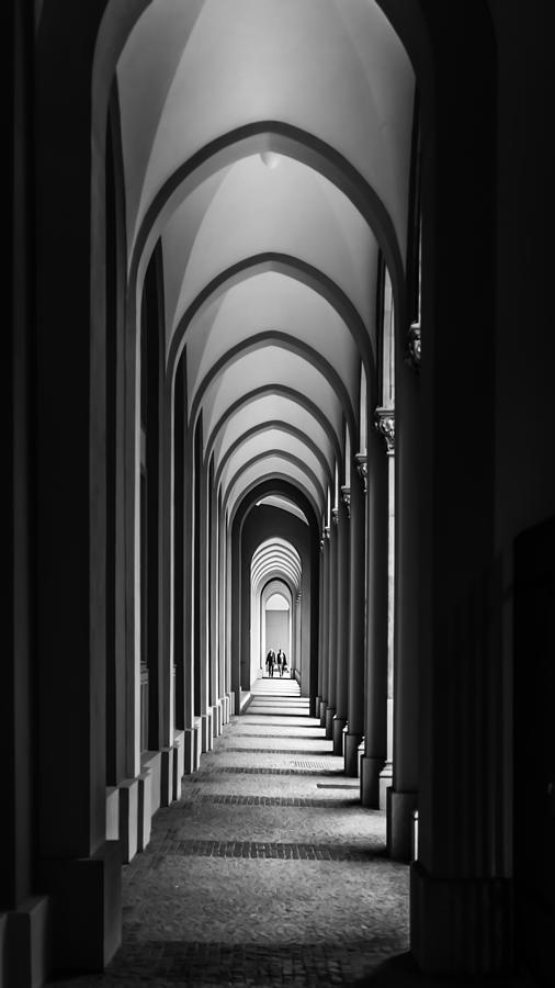 Architecture Photograph - Playing The Greyscale by Andy Dauer