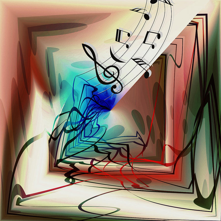 Playing The Piano Abstract by Robert G Kernodle Playing The Piano Abstract by Robert G Kernodle