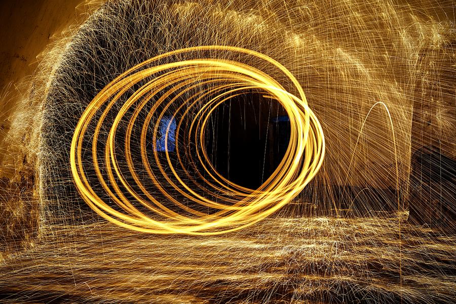 Abstract Photograph - Playing With Fire by Milan Uhrin  Afiap Azsf